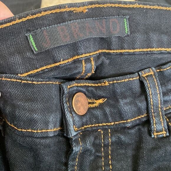 J. Brand Slim Straight Leg Dark Denim Jeans - Picture 6 of 13